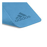 Килимок для йоги Adidas Premium Yoga Mat блакитний Уні 176 х 61 х 0,5 см, фото 3