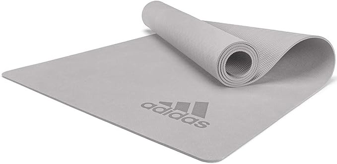 Килимок для йоги Adidas Premium Yoga Mat сірий Уні 176 х 61 х 0,5 см