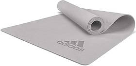 Килимок для йоги Adidas Premium Yoga Mat сірий Уні 176 х 61 х 0,5 см