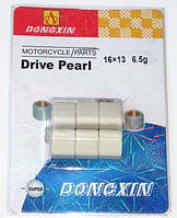 Ролики вариатора HONDA, 4Т 139QMB 6,5г (16*13, полигональные) "DONCXIN"