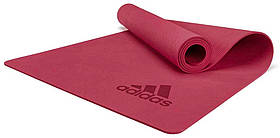 Килимок для йоги Adidas Premium Yoga Mat червоний Уні 176 х 61 х 0,5 см