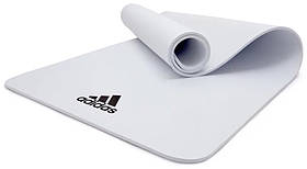 Килимок для йоги Adidas Yoga Mat білий Уні 176 х 61 х 0,8 см