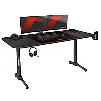 Игровой геймерский стол HUZARO H-4.7 BLACK компьютерный стол для геймера профессиональный для ПК