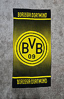 Пляжное полотенце 75x150 футбольный клуб Borussia Dortmund хлопковое Piramit Турция