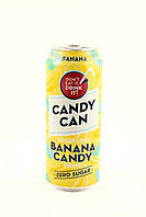 Газований напій без цукру з банановим смаком Candy Can Banana Candy 500 мл Нідерланди