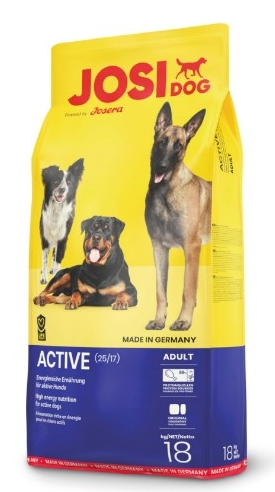 JosiDog Active сухий корм для собак з підвищеною активністю 18 кг