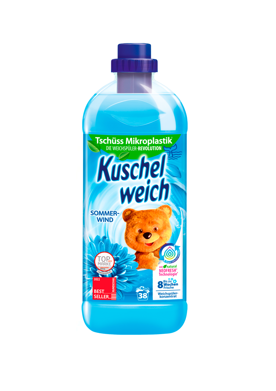 Кондиціонер-ополіскувач Kuschelweich Sommerwind, 1л (38 прань), фото 1