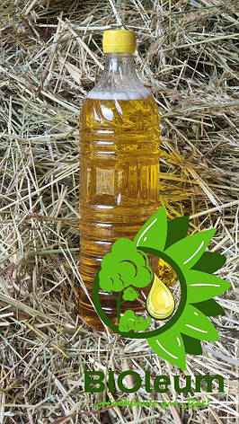 Соняшникова олія, сиродавлена, першого холодного віджиму (Extra Virgin), 1 л, фото 2
