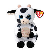 Дитяча іграшка м'яко-набивна TY BEANIE BELLIES 41287 Корова "COW"