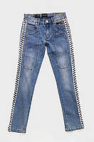 Сині джинси бренду Jeckerson 134 см