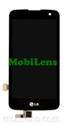 LG K120E, LG K4, K130E Дисплей + тачскрин (модуль) чорний Original *PRC, фото 1