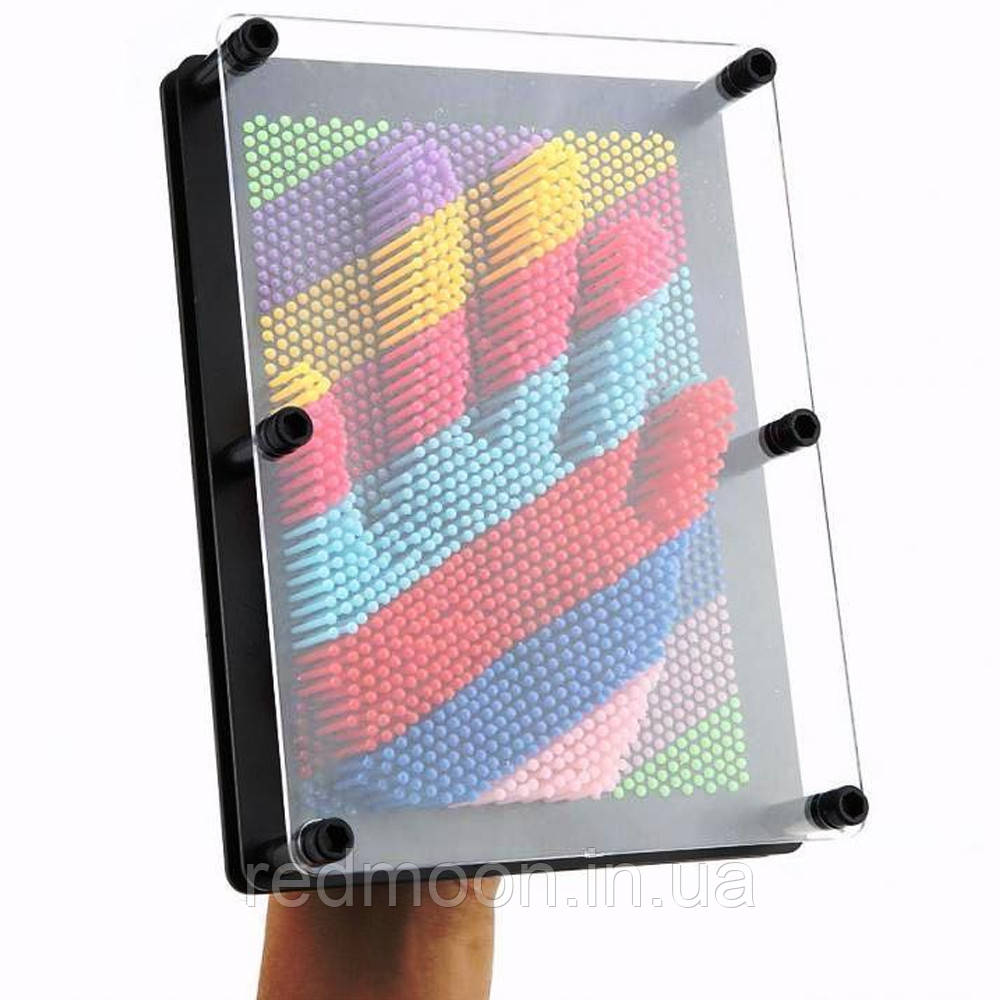 3D іграшка Відбиток руки, гвоздики 20 см, Різнокольоровий / Іграшка антистрес, фото 1