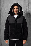 Мужская зимняя куртка Burberry CK7041 черная