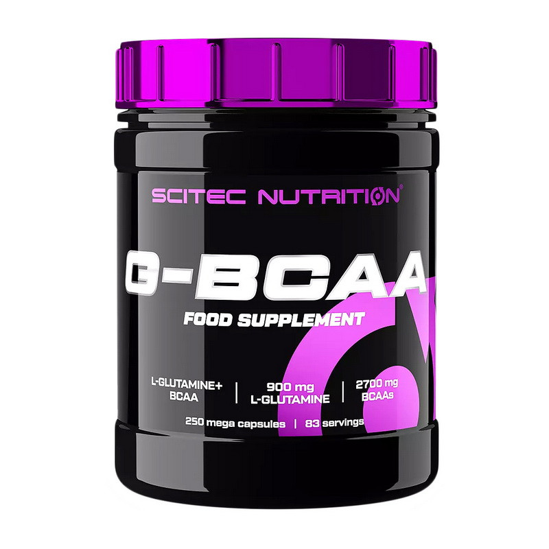 Глютамін Scitec Nutrition G-BCAA 250 caps