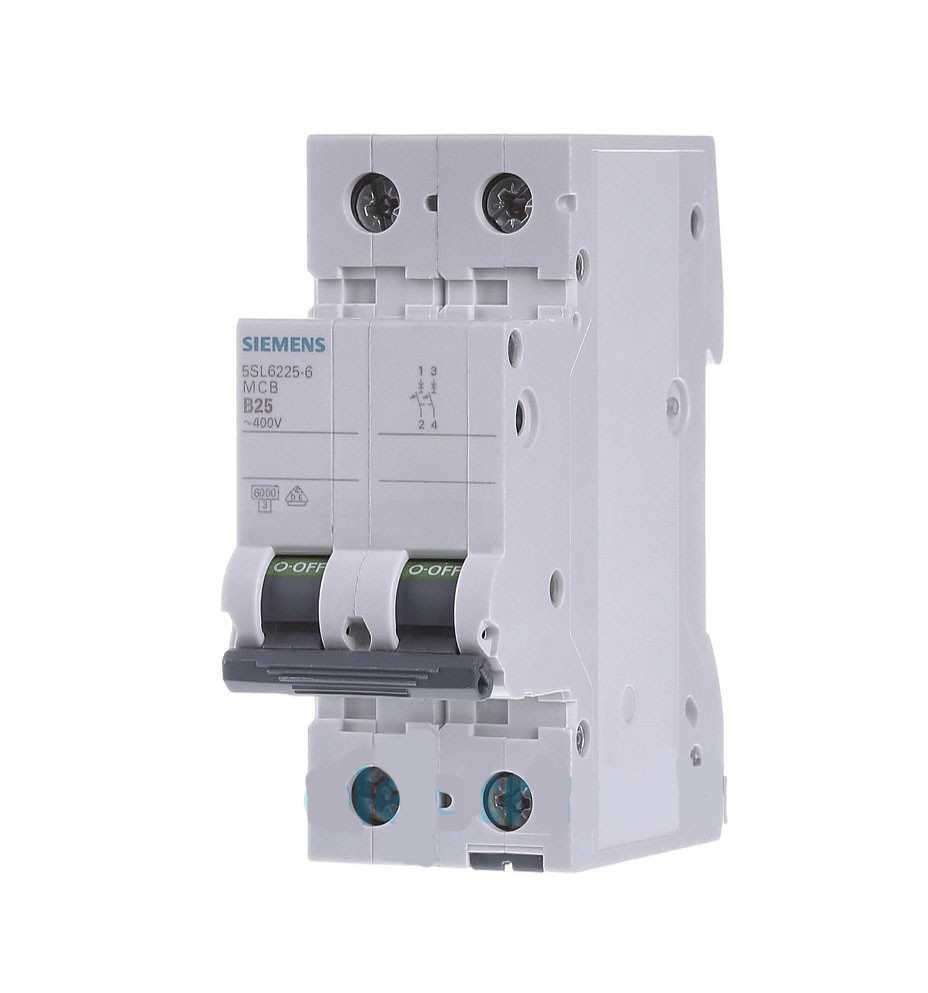 Автоматичний вимикач SIEMENS 400V 6кА 2-пол. C 50A 5SL6250-7