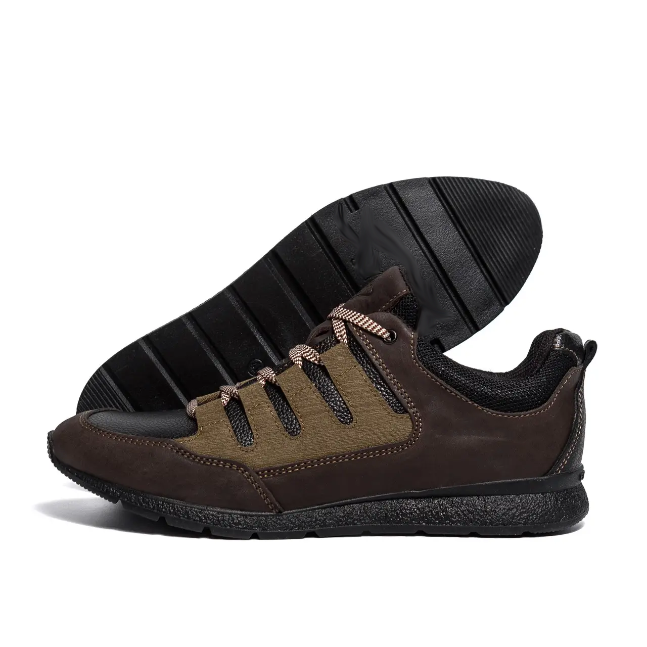 Чоловічі шкіряні кросівки Step Brown