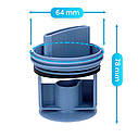 Фільтр насосу Bosch Siemens 00647920 для пральної машини - запчастини для пральних машин, фото 3