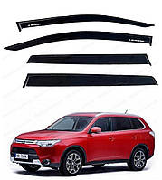 Вітровики Mitsubishi Outlander III 2012-2020 (на скотчі)\Дефлектори вікон Мітсубісі Аутлендер 3