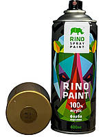 Аэрозольная краска Rino Spray Paint Metallic 400мл золото (RP-35)