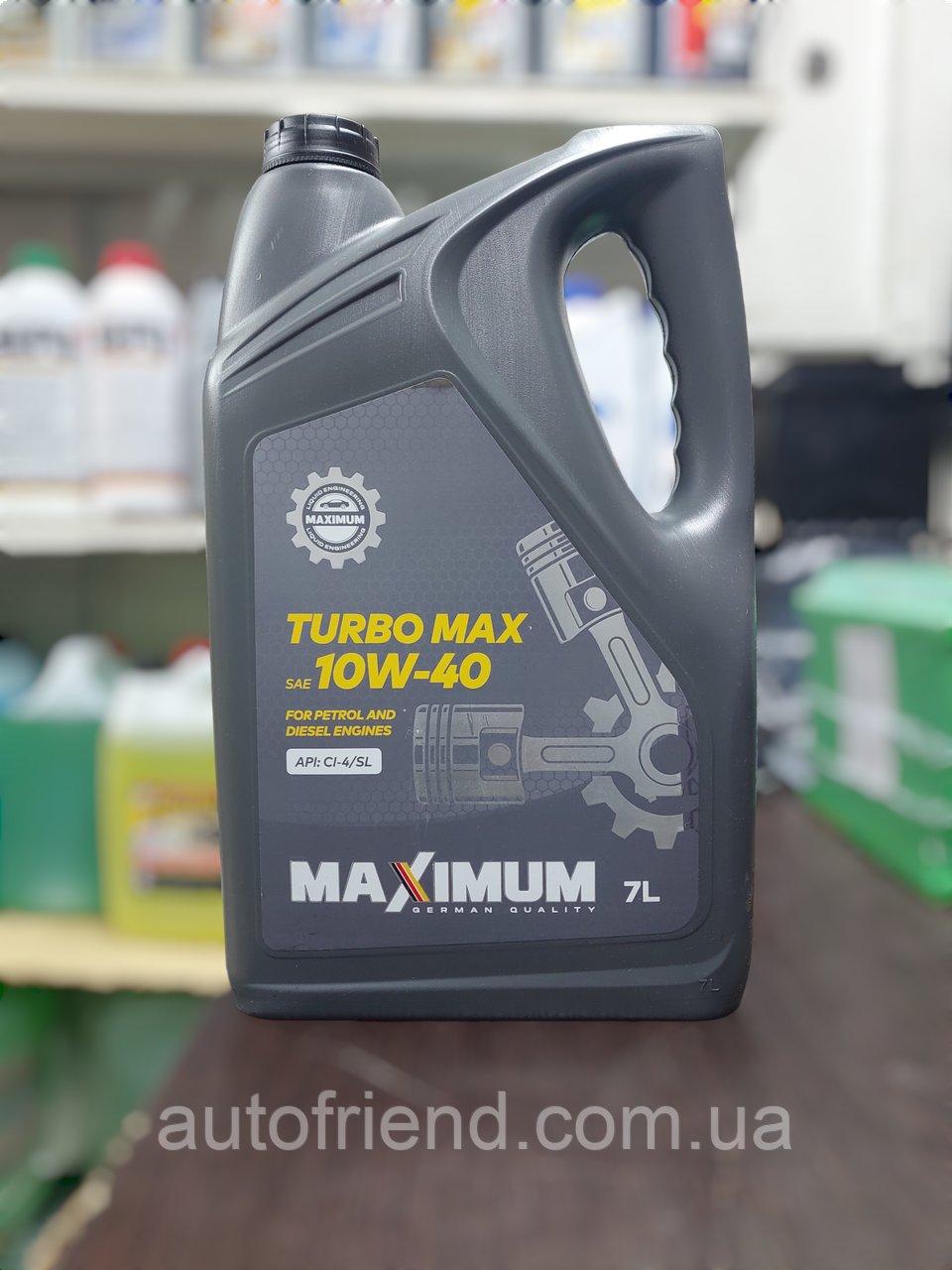 MAXIMUM Turbo Max 10W40 CI-4/SL 7л - фото 2 - id-p1791283778