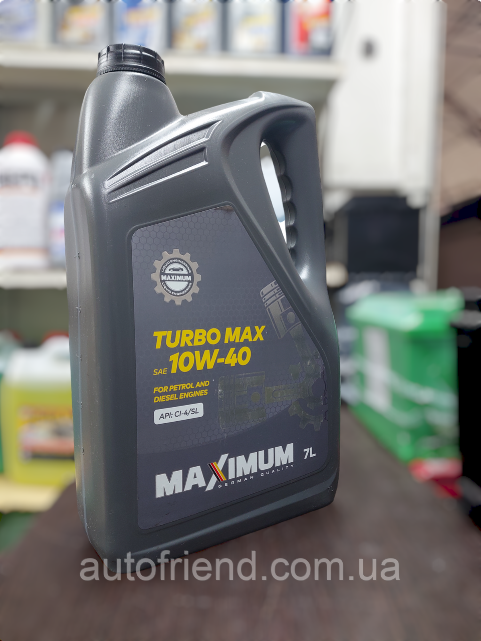 MAXIMUM Turbo Max 10W40 CI-4/SL 7л - фото 1 - id-p1791283778