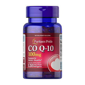 Коензим Q10 Puritan's Pride CO Q-10 100 mg 120 softgels