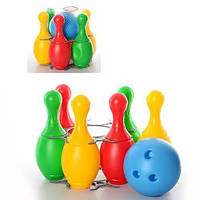Набір для гри в боулінг ТехноК 2780 іграшка дитяча пластикова розвивальна кеглі м'яч для дітей