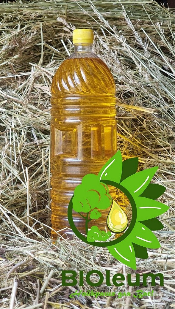 Соняшникова олія, сиродавлена, першого холодного віджиму (Extra Virgin), 2 л
