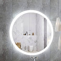 Зеркало с подсветкой для ванной круглое Amor 600х600