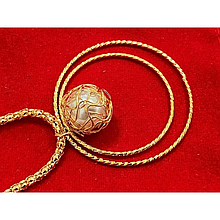 Кулон 70см колір золото