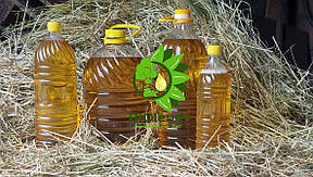 Соняшникова олія, сиродавлена, першого холодного віджиму (Extra Virgin), 3 л, фото 2