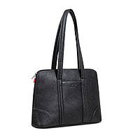 Сумка для ноутбука 14", женская, экокожа, черный RIVACASE 8992 PU (Black) - Lux-Comfort