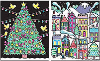 Книга Christmas Magic Painting Book, фото 4
