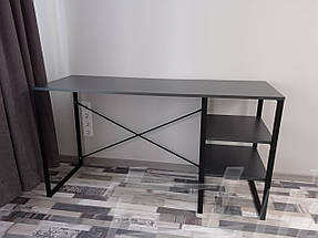 Стіл письмовий Ascet 50*140 см графіт ТМ ARTinHEAD, фото 5