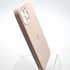 Силіконовий чохол накладка Silicon Case Full Camera для iPhone 12 Pro Max Gray Pink, фото 3