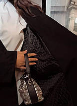 Піджак класичний жіночий із костюма на підкладці зі знімними каменями розміри батал, фото 4