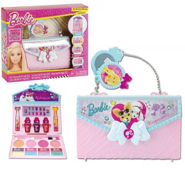 Набір дитячої косметики в сумочці Make-up Bag 22361 У рум'яна лаки тіні блиск для губ