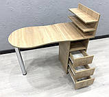 Складний манікюрний столик, колір дуб сонома V41, фото 5