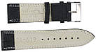 Шкіряний ремінець для чоловічого годинника Mykhail Ikhtyar Ш24 мм чорний, фото 2