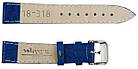 Шкіряний ремінець для годинника Mykhail Ikhtyar Ш18 мм синій, фото 2