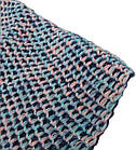 Жіночий теплий шарф-снуд Giorgio Ferretti блакитний з рожевим, фото 4