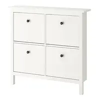 Шкаф для обуви Ikea Hemnes, 4 отделения, белый