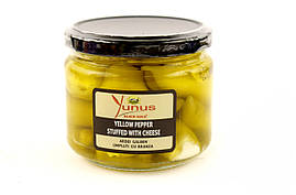 Жовтий перець фарширований сиром Yunus 290 г Туреччина