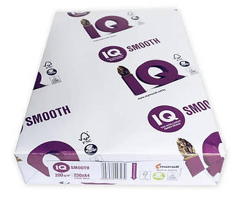 Ксер папір А4 200г/м 250арк IQ Smooth 03210