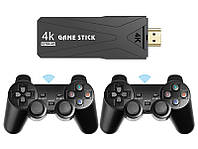 Игровая приставка для телевизора Game Stick 4K HD GT65 с беспроводными джойстиками 64GB