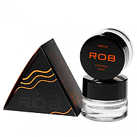 Прозорий віск для фіксації брів ROB CRYSTAL WAX, 5 г