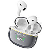 Навушники BOROFONE BW30 Cheerful true wireless BT headset Bright Metal Gray, фото 3