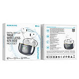 Навушники BOROFONE BW30 Cheerful true wireless BT headset Bright Metal Gray, фото 6