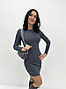 Тепла сукня рубчик "Hillary"| Норма, фото 9