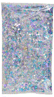 Косметичка Sequins з блискітками на стінках прозора 23x13x3см YES